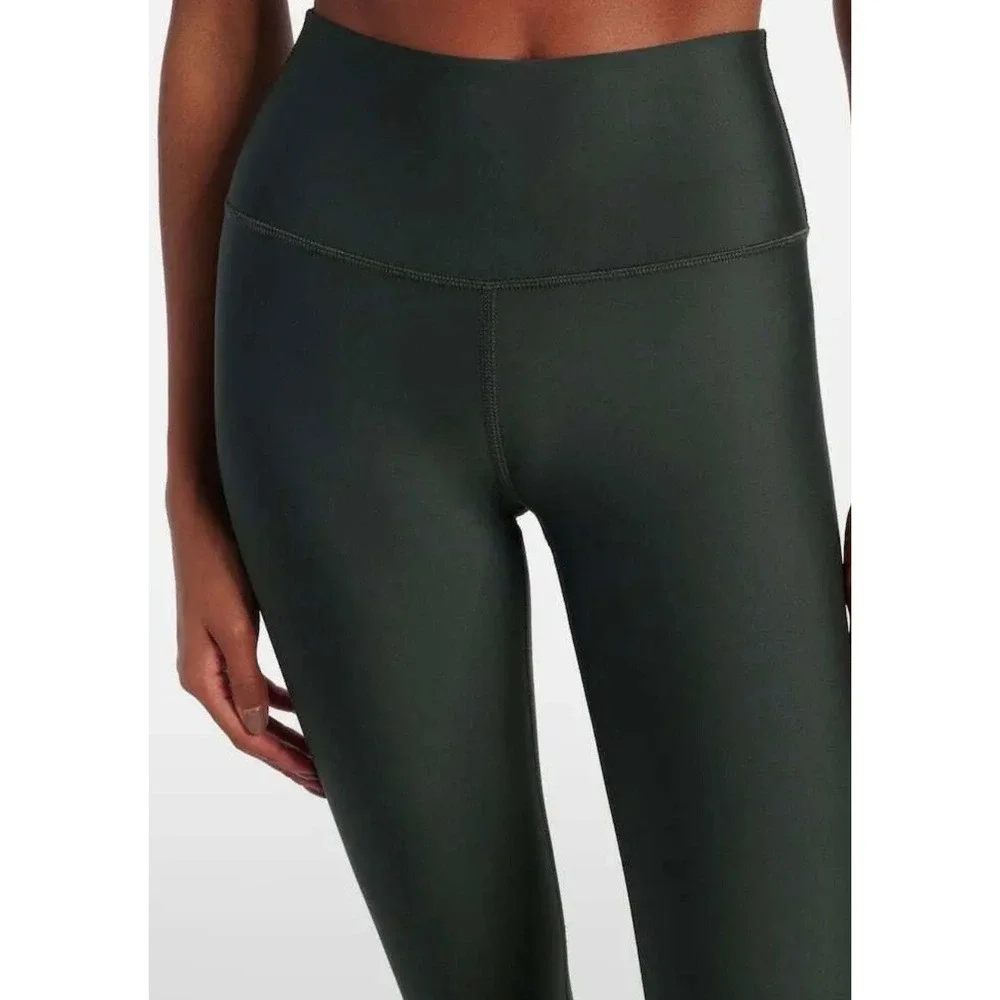 Alo Yoga 7/8 High-Waist Airlift Legging Charcoal Green Size Small NWT
